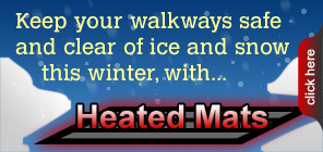 snow melting heated mats