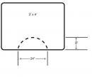 3' x 4' Rectangle 