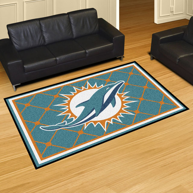 Miami Dolphins Area Rugs Nfl Logo Mats 6587 Area Rug 5