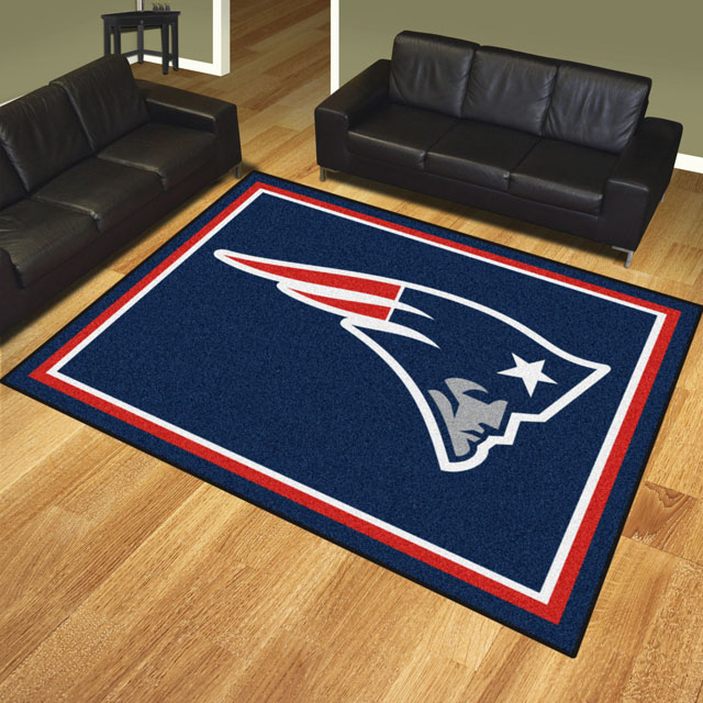 New England Patriots Area Rugs Nfl Logo Mats 17489 Area Rug 8 X