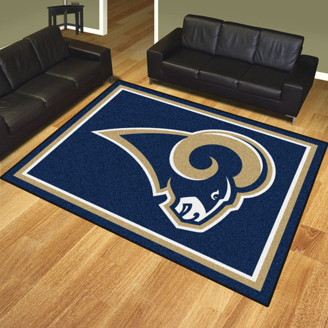 Los Angeles Rams Area Rugs Nfl Logo Mats 17498 Area Rug 8 X