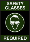 Safety Glasses Required