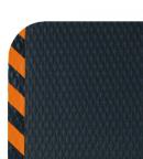 Black/Orange