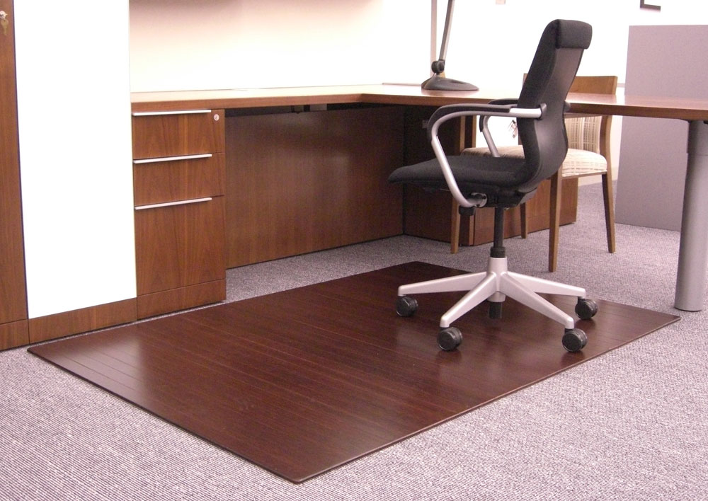 office chair mat. Bamboo Office Chair Mats