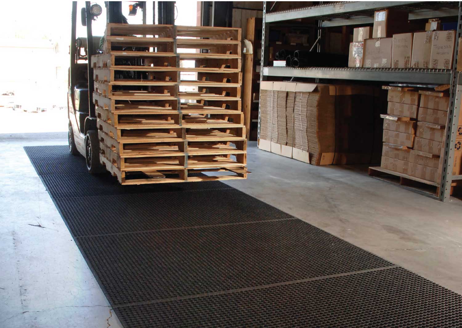 Warehouse Floor Mats Rubber Truck Mats for Floor