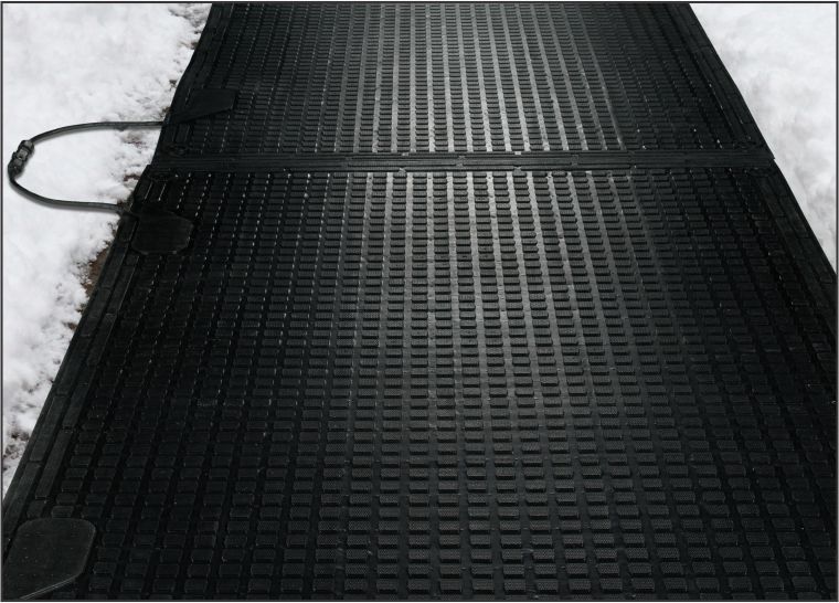 FUYAO Heated Snow Melting Mat For Stairs, Snow Melting Non