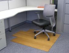 Bamboo Office Chair Mats (Roll-up / 5mm Thickness)