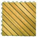 View: V368 Premium Plantation Teak 12 Slat Deck Tiles