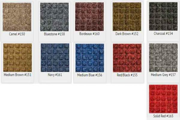Waterhog Fashion Drainable Mat Color Chart