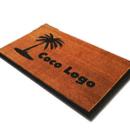 View: Designer Coir Inlaid Logo Mat 