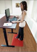 Get Fit Standing Desk Mat Red