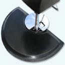 View: Rhino Hide Beauty Salon Mat 7/8" Thick / Double Sponge<br>4' x 5' Semi Circle in Nigerian Night