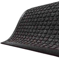 View: Waterhog Fashion Fabric Edging Size: 3' x 5' Color: Dark Brown Clearance