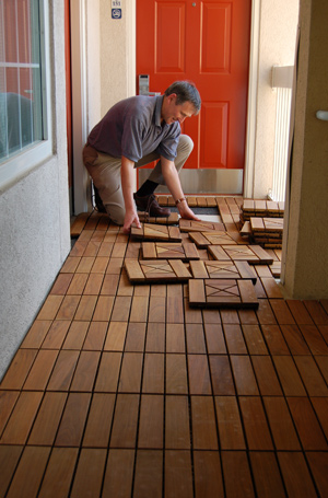 How To Install Patio Deck Tiles Installing Interlocking 