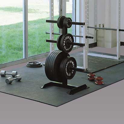 Rubber Gym Mats View: Straight Cut Individual Gym Mats
