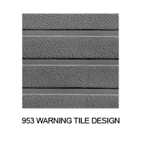 953 Warning Tile (Case of 10 tiles)