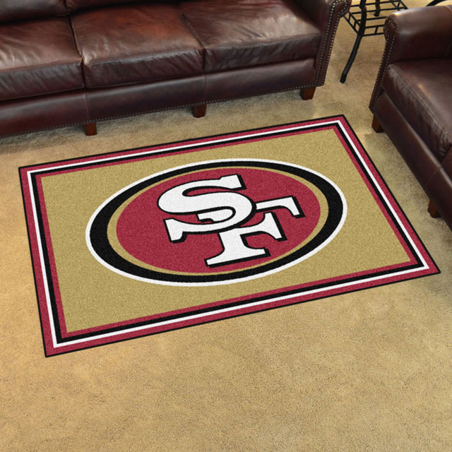 San Francisco 49ers Area Rugs Nfl Logo Mats 6604 Area Rug 4