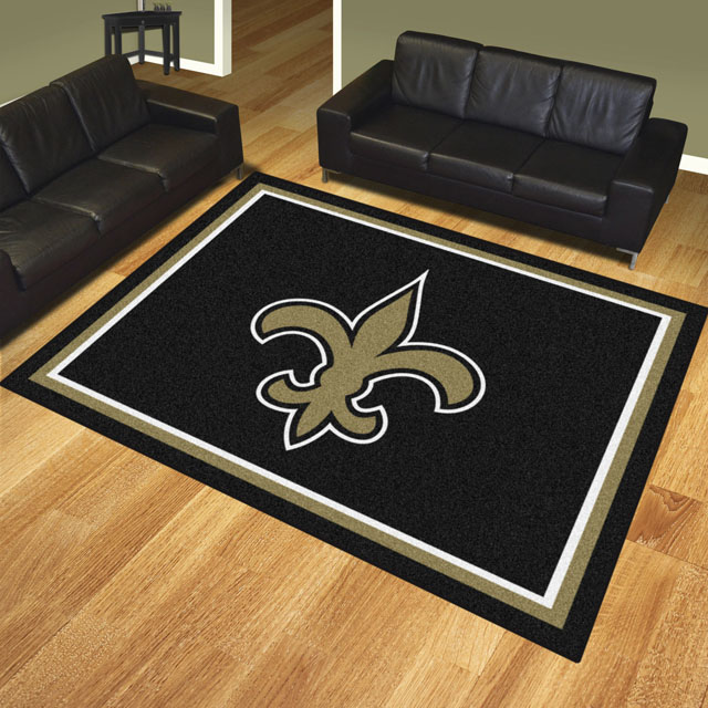 New Orleans Saints Rugs Area Rug For 17490 Area Rug 8 X