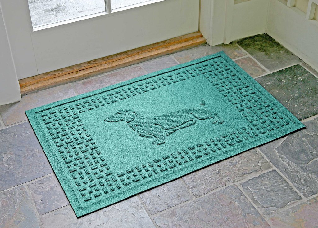 Waterhog 2 X 3 Residential Door Mats Aqua Shield Dachshund Mat Aqua Shield Door Mat Dachshund