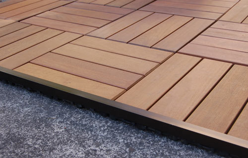 Ipe Wood Deck Tiles | Wooden Decking Tiles | Patio Wood Tile