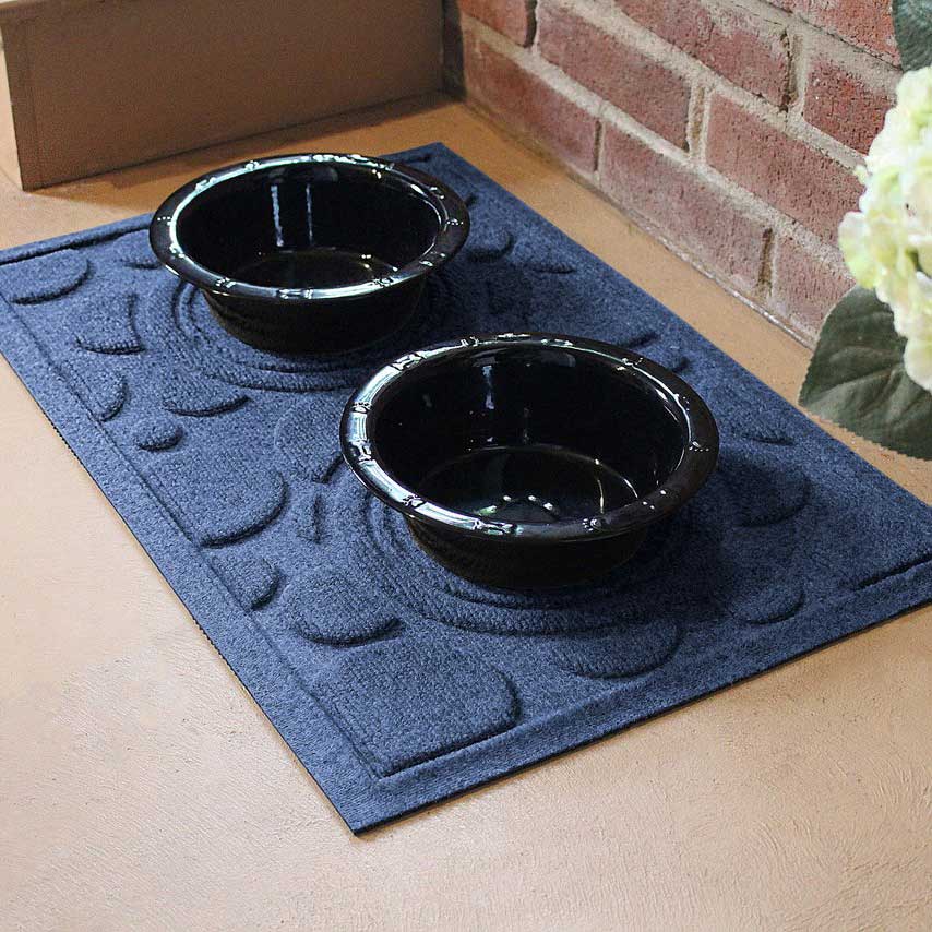 Dot Design Waterhog Dog Bowl Mat