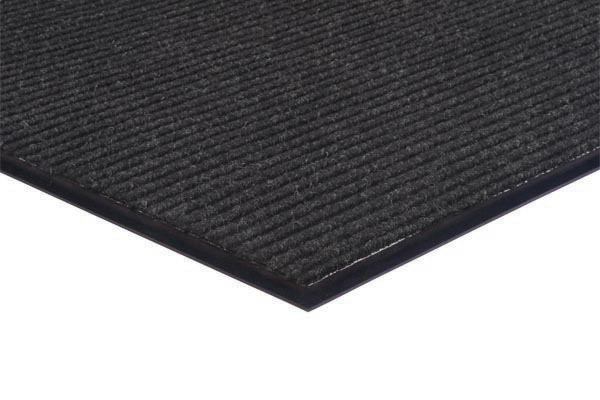 Extra Heavy Duty Indoor Parquet Ribbed Carpet On Rubber Barrier Mat Multidirectn 