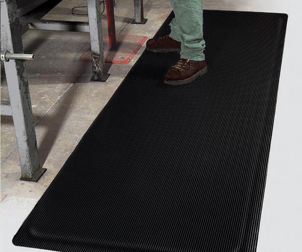 3' WIDTH 3/8''Thick Corrugate Foam Surface Anti Fatigue Matting Industrial Mats. 
