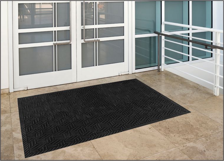 Super Scrape Door Mat  Non Slip Outdoor Rubber Mat