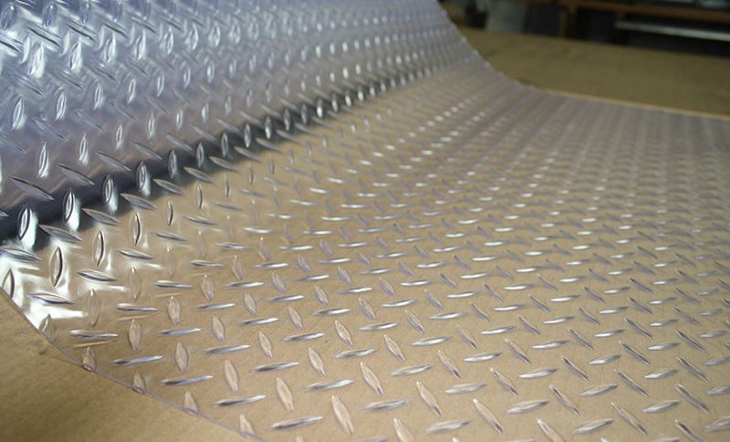 Diamond Plate Floor Protection Mats, Clear Vinyl Floor Mats For Cars