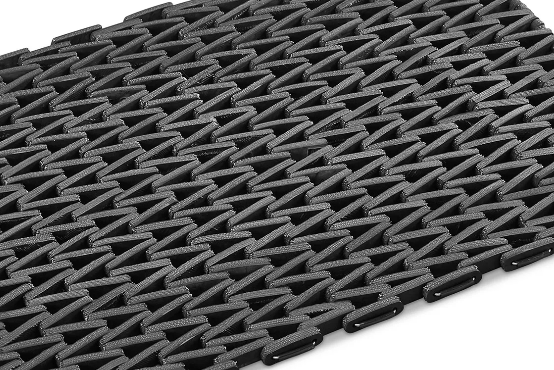 American Floor Mats - Recycled Rubber Tire Link Mats 24 x 36