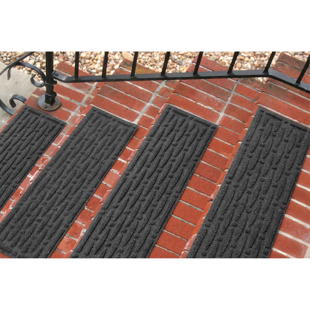 Waterhog Stair Treads Set of 4 Indoor & Outdoor Stair Mats