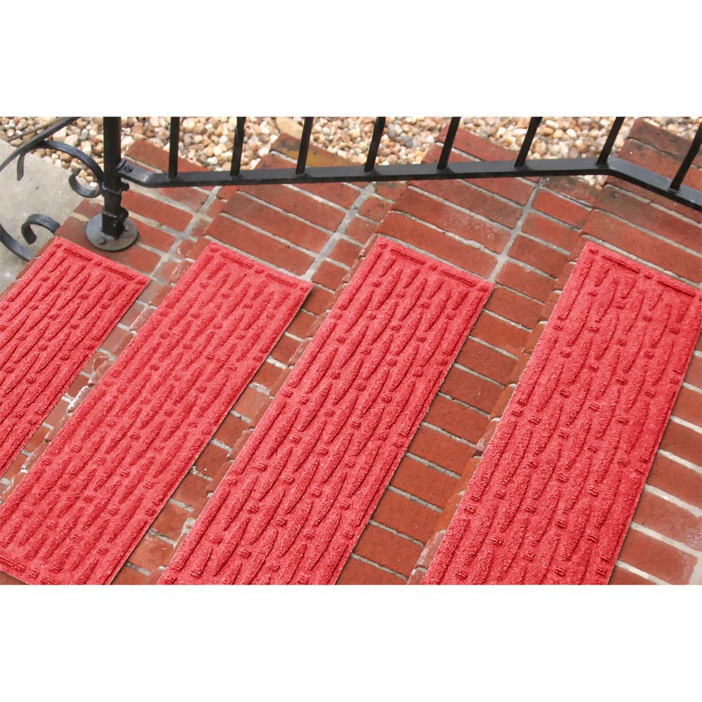 Waterhog Stair Treads Set of 4 Indoor & Outdoor Stair Mats