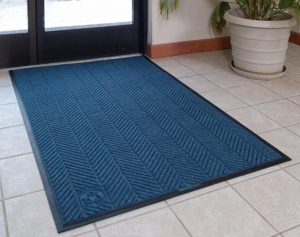 Waterhog MAX Herringbone Mat Indigo Blue