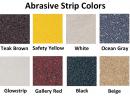 Heavy Duty Smooth Stair Tread with Abrasive Strip Colors