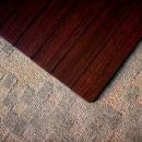 Bamboo Chair Mat Dark Cherry