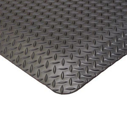 Conductive Diamond Plate Anti Fatigue Mat by Commercial Mats and Rubber.com