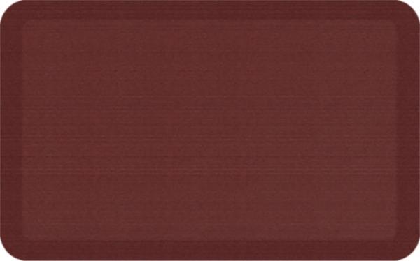 Gel Pro Designer Comfort Grasscloth Pattern Anti-Fatigue Mat Crimson