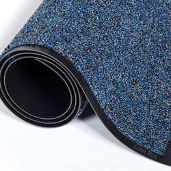 Crown Cross Over Scraper Mat Blue