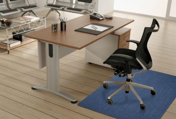 Desk Chair Mat Stratford Collection Blue