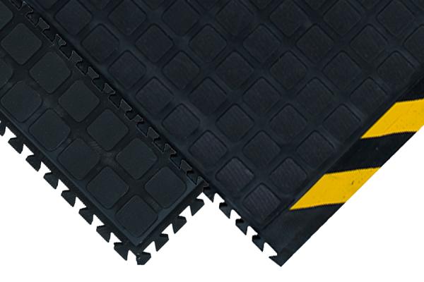 Hog Heaven III Modular Tile Black Yellow Stripe
