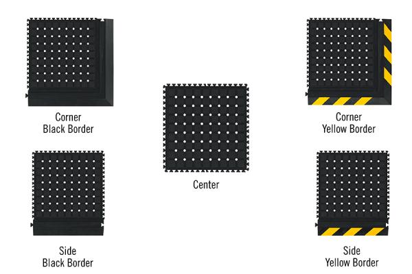 Perforated Interlocking Industrial Mats