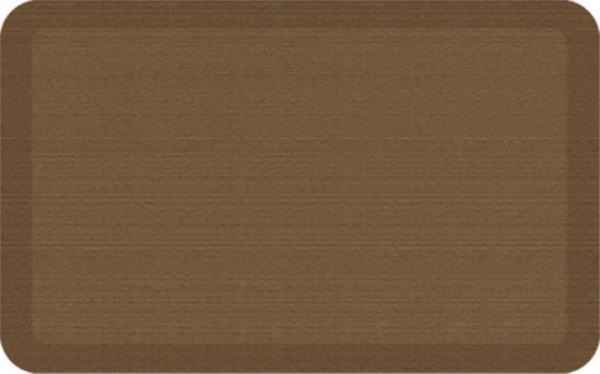 Gel Pro Designer Comfort Grasscloth Pattern Anti-Fatigue Mat Khaki
