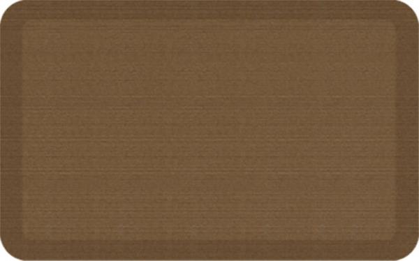 Gel Pro Designer Comfort Grasscloth Pattern Anti-Fatigue Mat Khaki