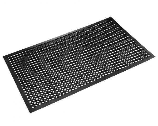 Safewalk Light Kitchen Mat in Black