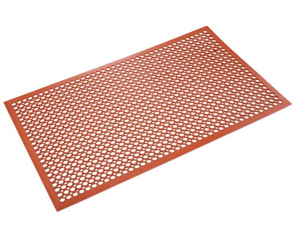 Safewalk Light Kitchen Mat in Red