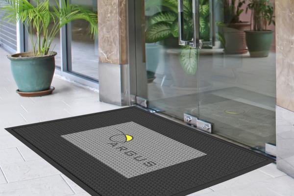 Rubber Scraper Outdoor Logo Door Mat