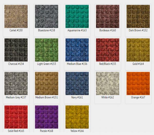 Waterhog Mat Color Chart