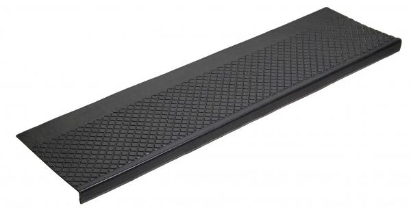 Roppe Diamond Rubber Stair Tread Black