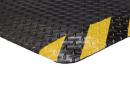 Apache Diamond Foot Matting in Black/Yellow Stripe