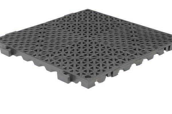 Apache Mills Grid Step Interlocking Drainage Tiles in Gray